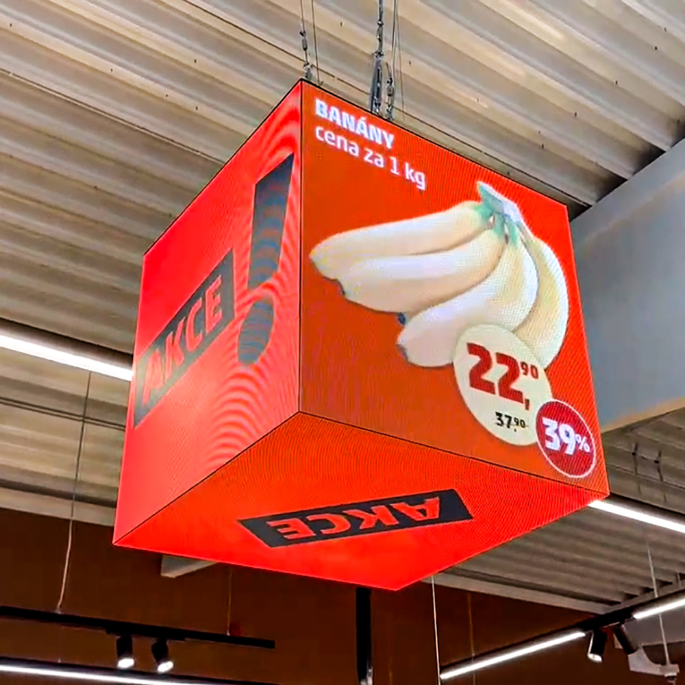 P3.91 Outdoor Cube LED Display